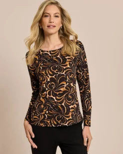 Shirt in breiter Rippen-Struktur