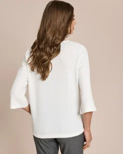 Shirt in Waffel-Optik