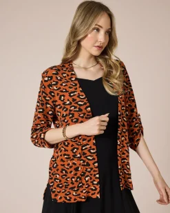 Shirtjacke mit Print