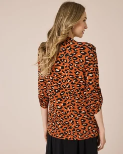 Shirtjacke mit Print