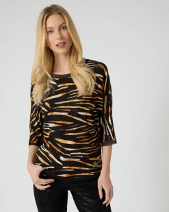 Shirt mit Animal-Druck