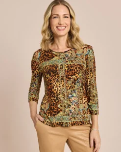 Shirt mit Animalmixprint