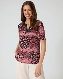 Shirt mit Animal-Print