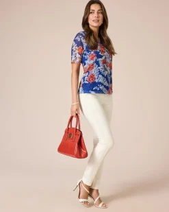 Shirt mit bedruckter Spitze