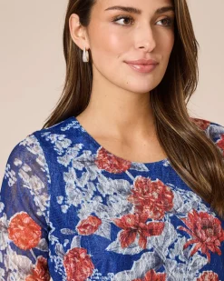 Shirt mit bedruckter Spitze