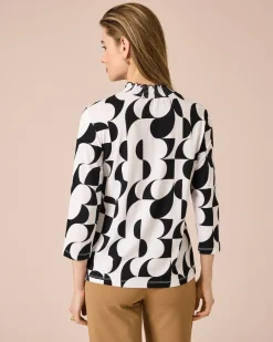 Shirt mit Bicolor-Druck