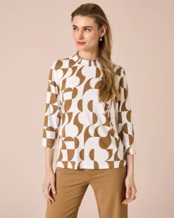 Shirt mit Bicolor-Druck