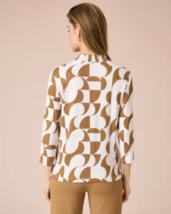 Shirt mit Bicolor-Druck