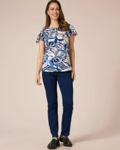 Shirt mit Blüten-Print