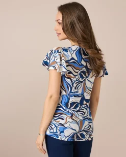Shirt mit Blüten-Print