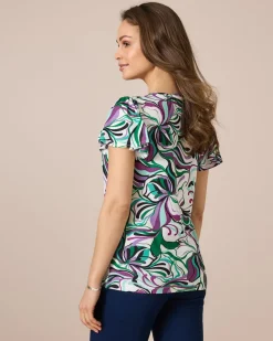 Shirt mit Blüten-Print