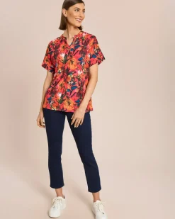 Shirt mit Blumendruck