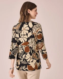 Shirt mit Blumendruck