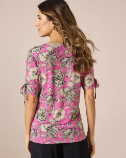 Shirt mit Blumendruck