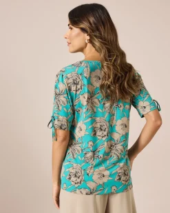 Shirt mit Blumendruck