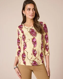 Shirt mit Blumendruck