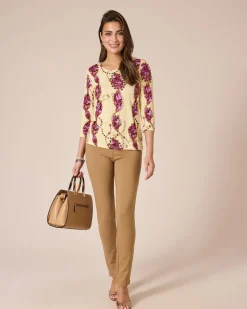 Shirt mit Blumendruck