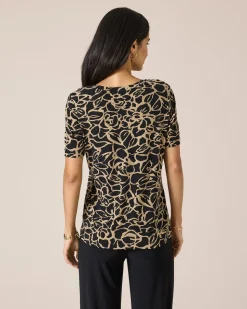 Shirt mit Blumendruck
