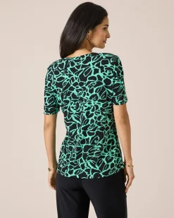 Shirt mit Blumendruck