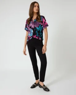 Shirt mit Blumen-Print