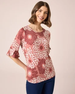 Shirt mit Blumen-Print
