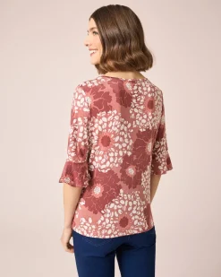 Shirt mit Blumen-Print