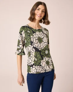 Shirt mit Blumen-Print
