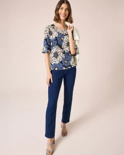 Shirt mit Blumen-Print