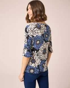 Shirt mit Blumen-Print