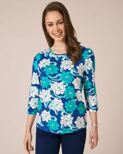 Shirt mit Blumen-Print