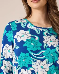Shirt mit Blumen-Print