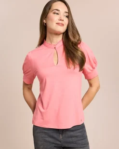 Shirt mit Blusenkragen