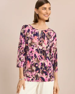 Shirt mit buntem Leodprint