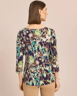 Shirt mit buntem Leodprint