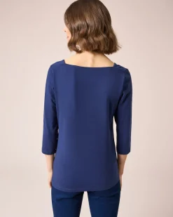 Shirt mit Carré-Ausschnitt