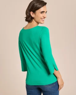 Shirt mit dekorativem 3/4-Arm