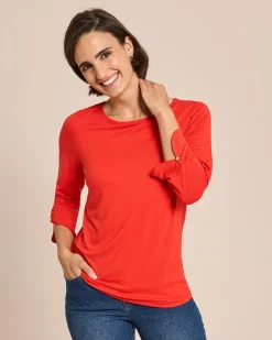 Shirt mit dekorativem 3/4-Arm