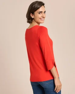 Shirt mit dekorativem 3/4-Arm