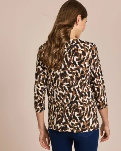 Shirt mit dekorativem Ausschnitt