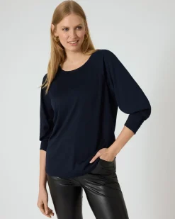 Shirt mit Drapé-Detail