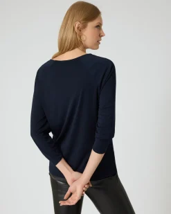 Shirt mit Drapé-Detail