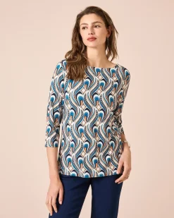 Shirt mit Fantasie-Druckmix