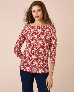 Shirt mit Fantasie-Druckmix