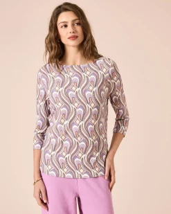 Shirt mit Fantasie-Druckmix