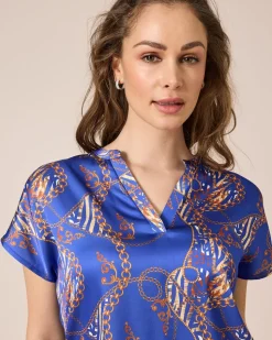 Shirt mit Fantasie-Druckmix