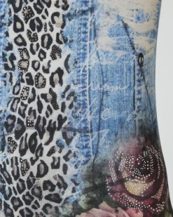 Shirt mit Fantasie-Druckmix
