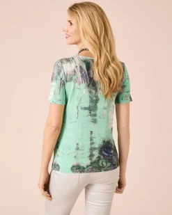 Shirt mit Fantasie-Druckmix