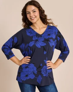 Shirt mit Fledermausarm