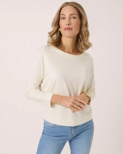 Shirt mit Fledermausärmeln