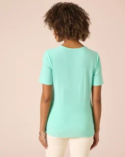 Shirt mit Herzausschnitt